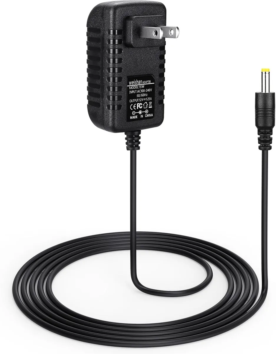 BASEUS BASEUS 15W AC adapter 12V 1.25A 5ft cable black — product photo