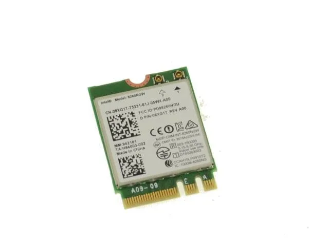 DELL DELL Intel Wireless 8260 WLAN Wifi Card 8XG1T — product photo