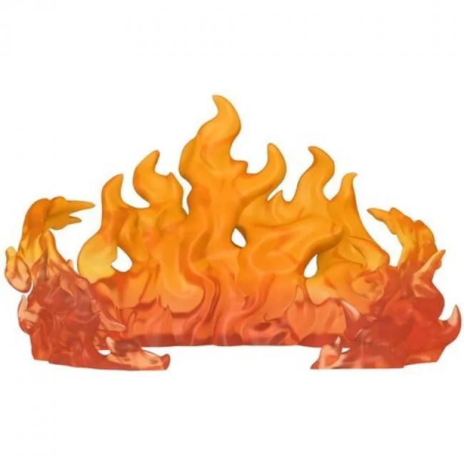 Funko POP Elements Fire display accessory multicolor vinyl base for standard figures