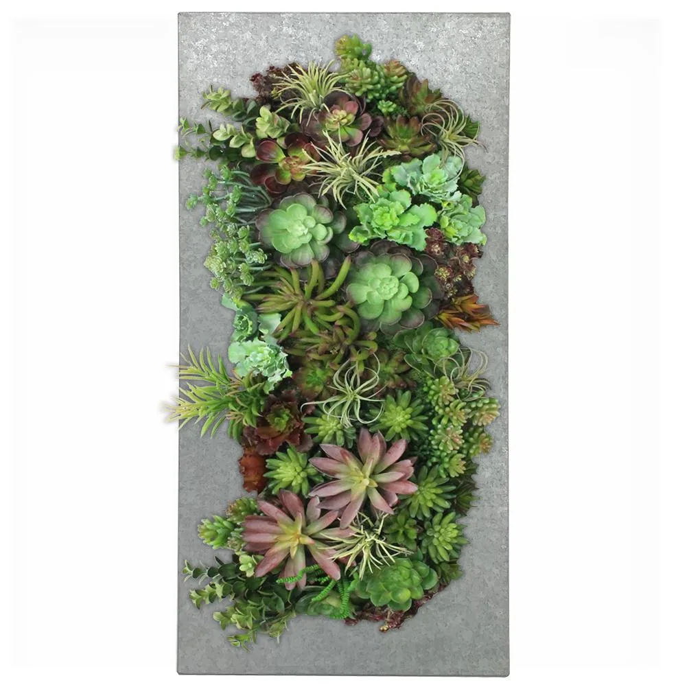 Vandue Corporation Vandue Corporation 12-Pocket Succulent Planter Aged Zinc — product photo