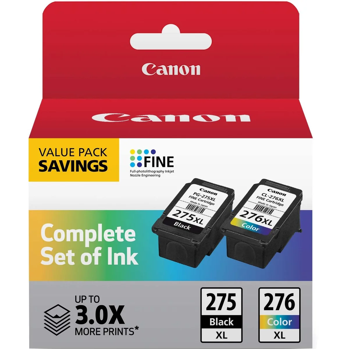 Canon Canon 4981C008 PG-275XL/CL-276XL High-Yield Multipack Ink Cartridges (Genuine Brands) — product photo