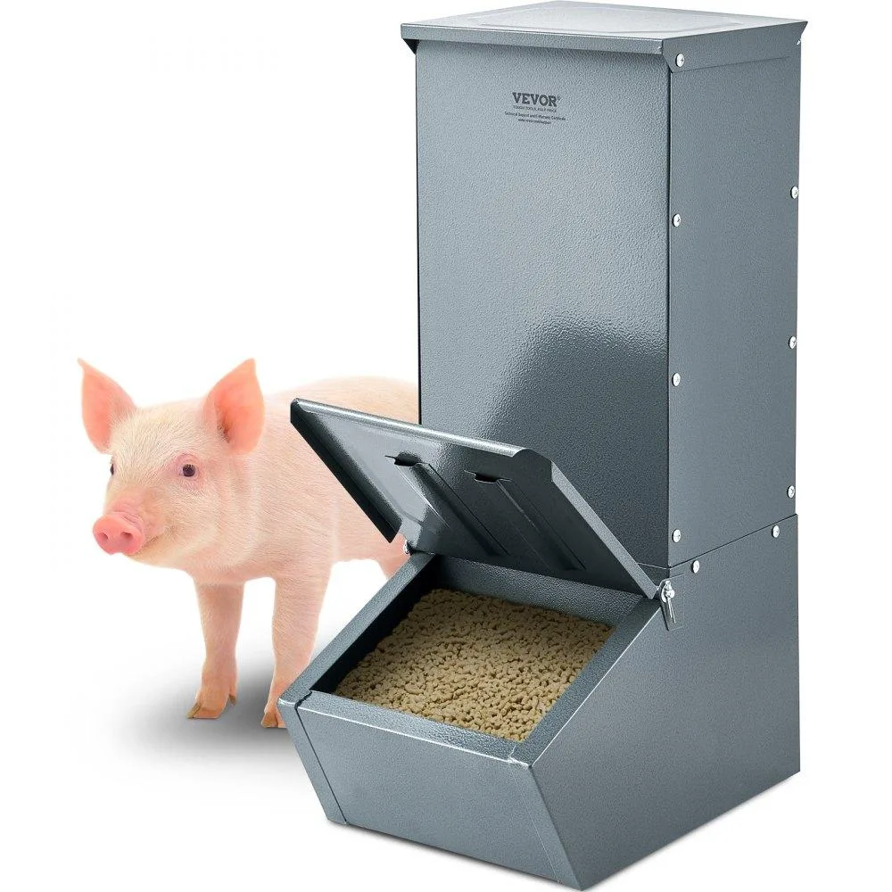 VEVOR VEVOR Hog Feeder 2.2 Bushel Galvanized Steel — product photo