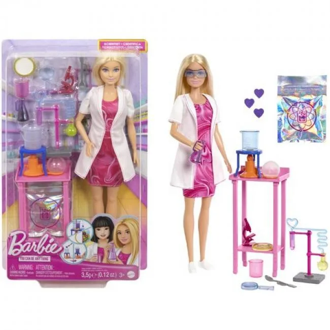 Barbie Barbie JCR70 Scientist Doll Blonde with 10+ Accessories — product photo