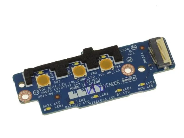 DELL Dell Precision M4800 Mute Volume Button Board — product photo