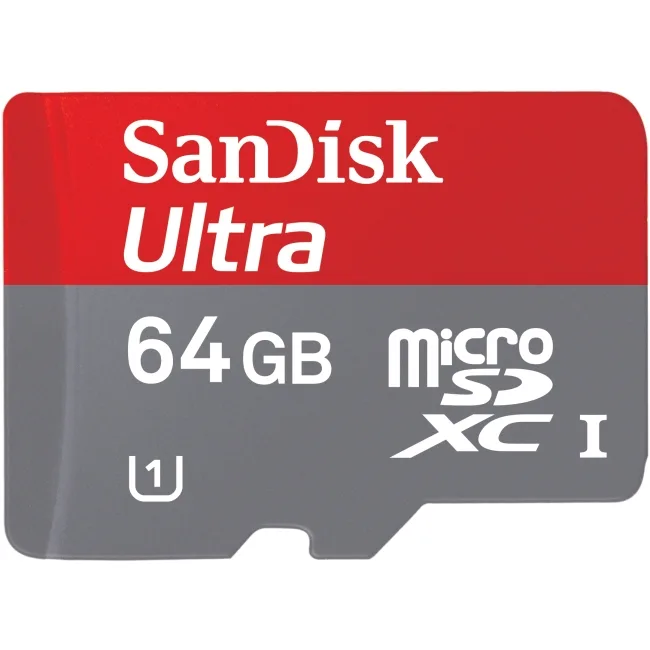 SanDisk SanDisk SDSDQUA-064G-A46A Ultra 64GB SDXC UHS-I Class 10 memory card — product photo