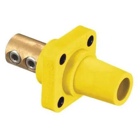 Hubbell Incorporated Hubbell HBLFRY Series 16 Female Receptacle 4 to 4/0 AWG Yellow Taper — product photo