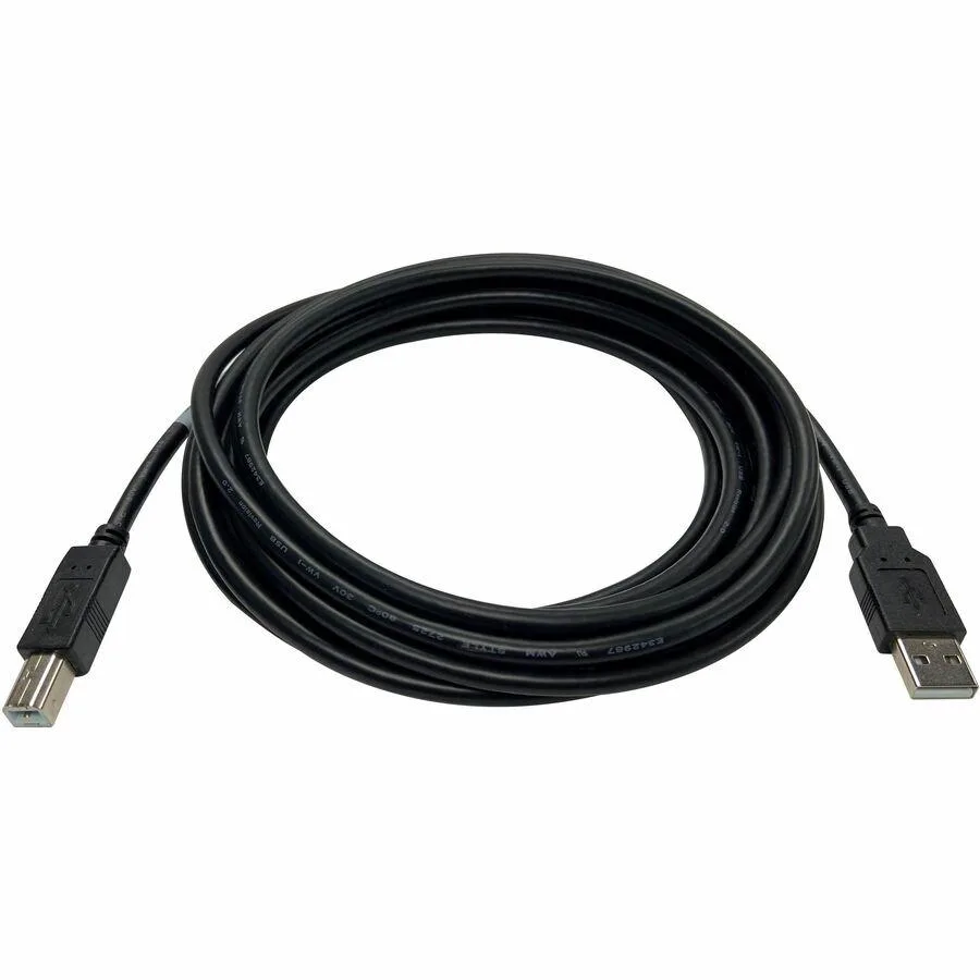 Black Box Corporation Black Box USB 2.0 Cable Type-A to Type-B Male/Male Black 15 ft 4.6 m — product photo