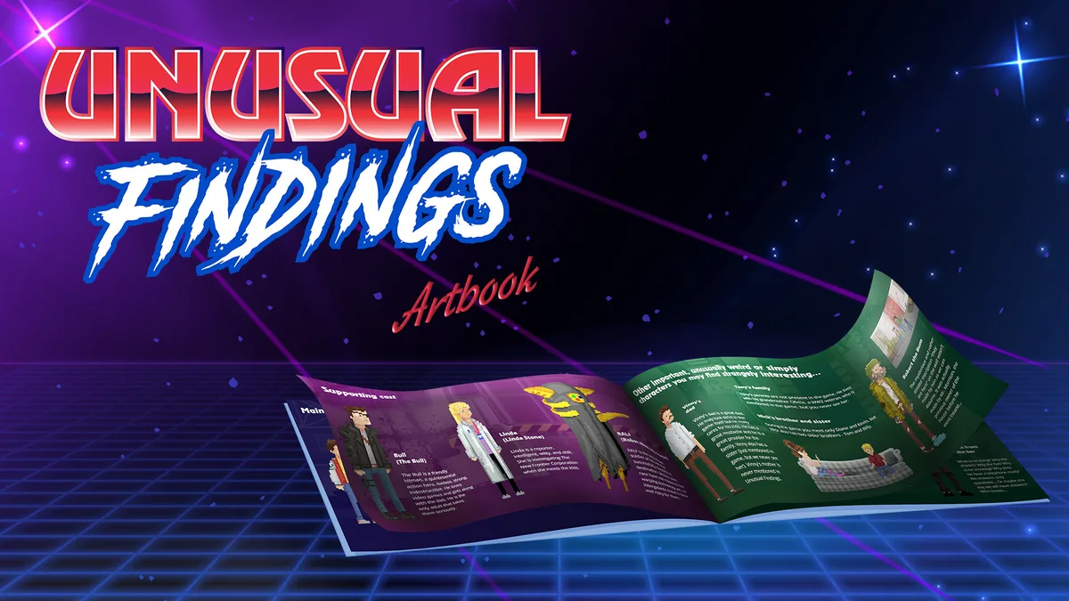ESDigital Games ESDigital Games Unusual Findings Digital Artbook downloadable game — product photo