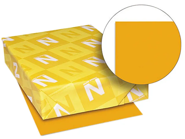 Wausau Paper Wausau Paper 22651 Astrobrights Cosmic Orange 24lb 500 sheets — תמונת המוצר