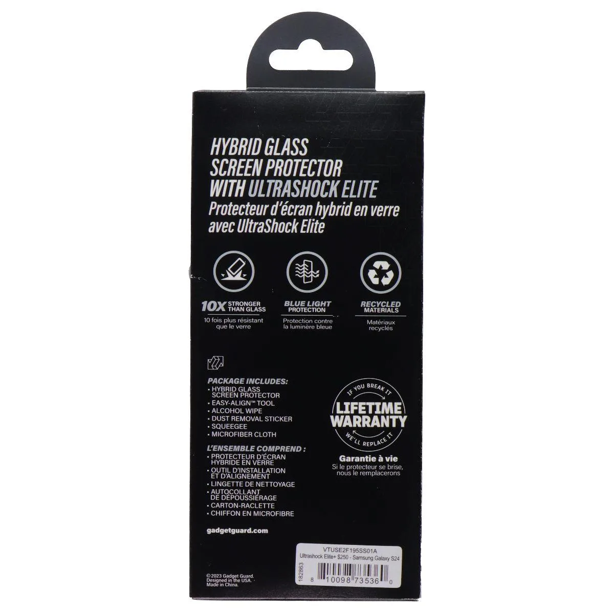 Invisible Gadget Guard Invisible Gadget Guard Ultrashock Elite Blue Light Glass Screen Protector for Galaxy S24 — product photo