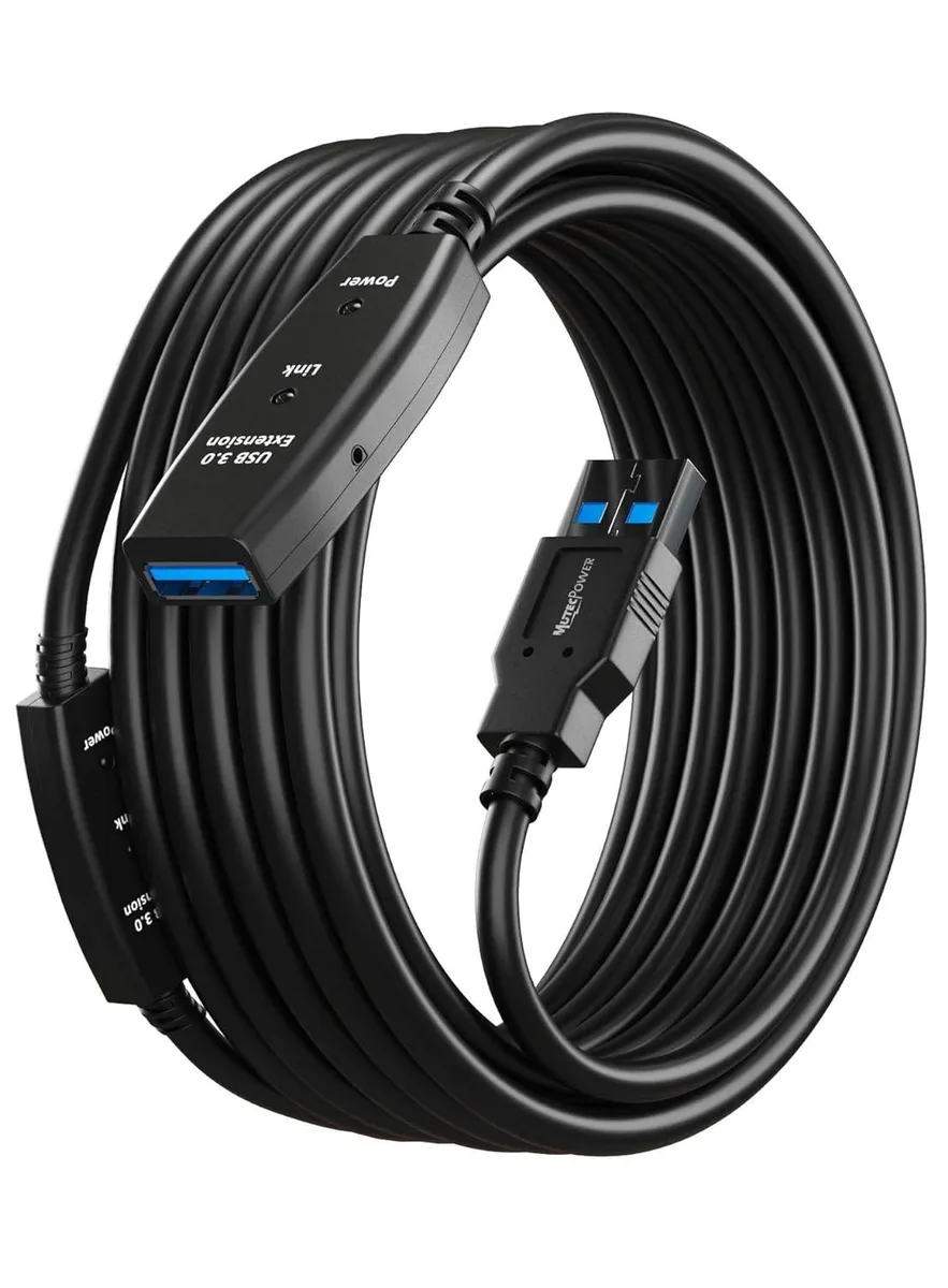 Jansicotek Jansicotek U310 USB 3.0 Extension Cable 33FT Active Male to Female with 2 Signal Booster Chips — product photo