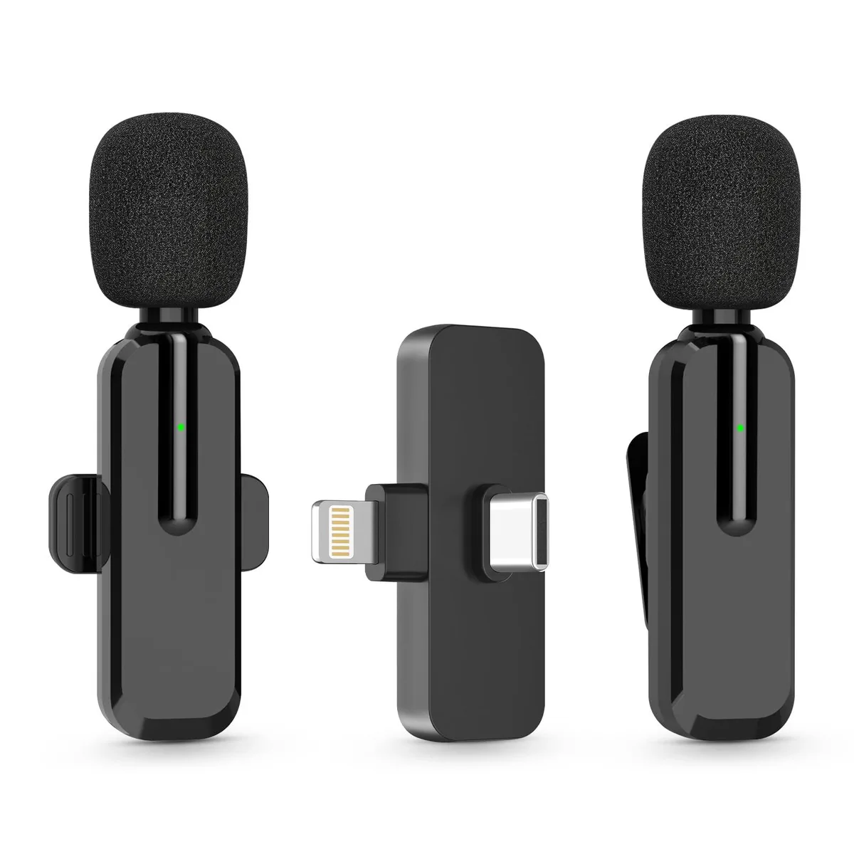  MAYBESTA WM281 Wireless Lavalier Microphone Black 2-in-1 — product photo