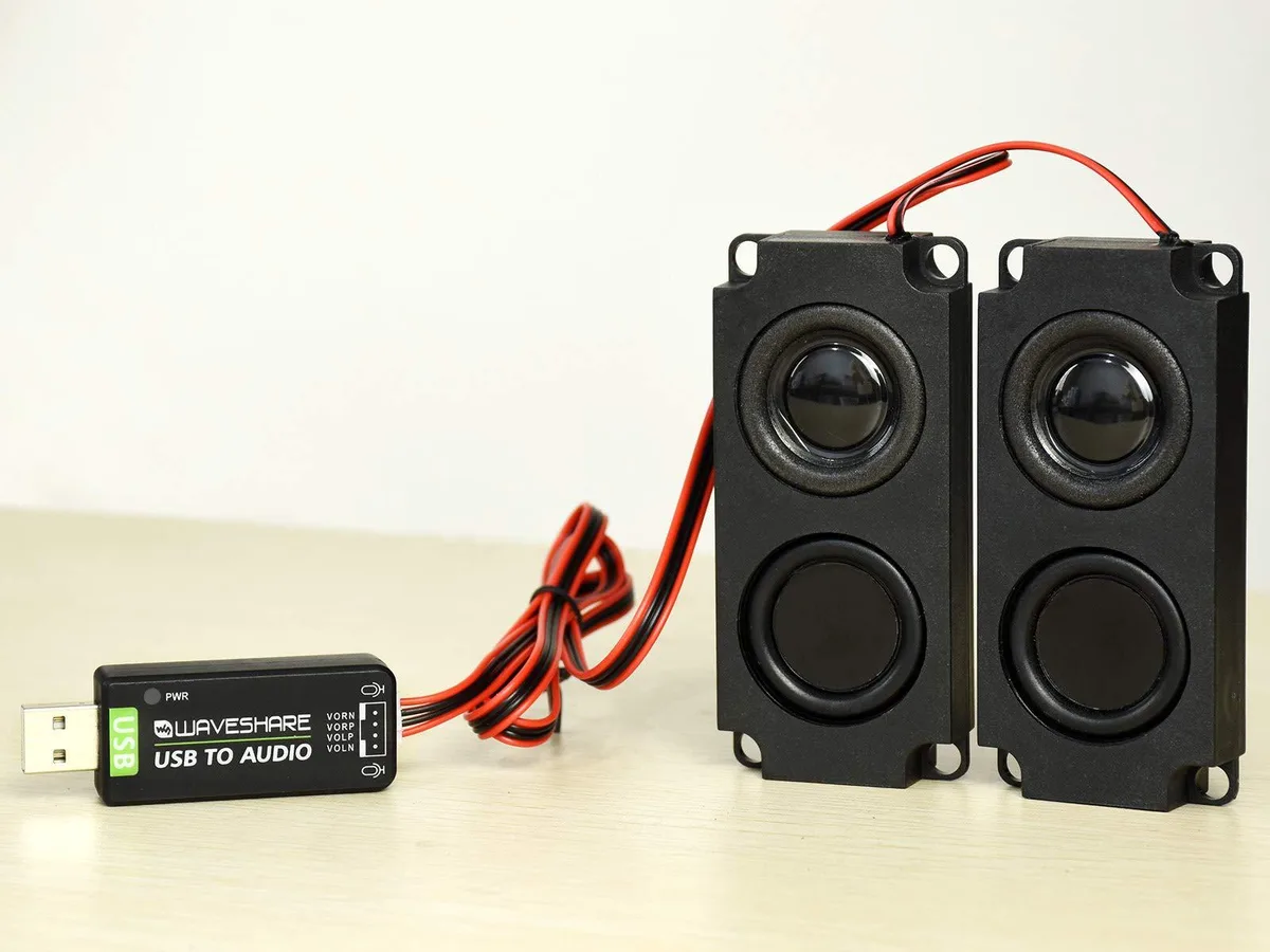  Wonrabai Waveshare USB Sound Card 8 5W Speaker Raspberry Pi Jetson Nano — product photo