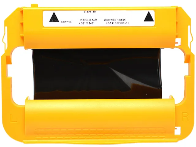 Zebra Zebra 02000CT11007 2000 Wax Ribbon Cartridge printer ribbon — product photo