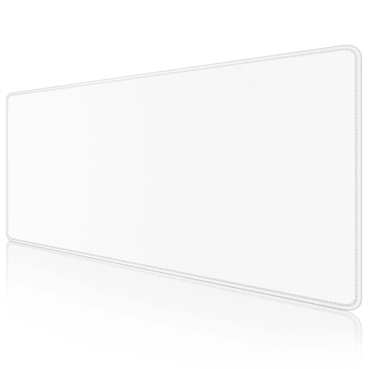  Dapesuom Square-90x40CM-Ivory White Mouse Pad 35.5 x 15.7in — product photo
