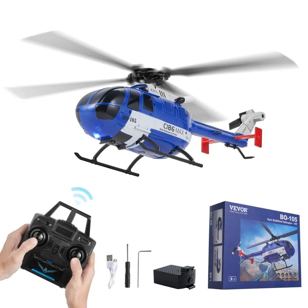VEVOR VEVOR H13 RC Helicopter 2.4GHz 4-Channel 6-Axis Gyro — product photo