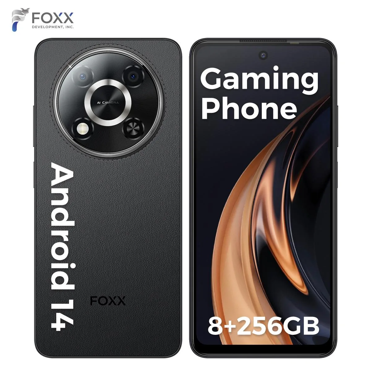 FOXXD FOXXD G1 8GB 256GB 6.56" 120Hz 50MP Android 14 cell phones - unlocked — product photo