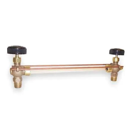 Apollo Apollo 2020800 Water Gauge 3/4 in MNPT Bronze 16 in glass 200 psig — product photo