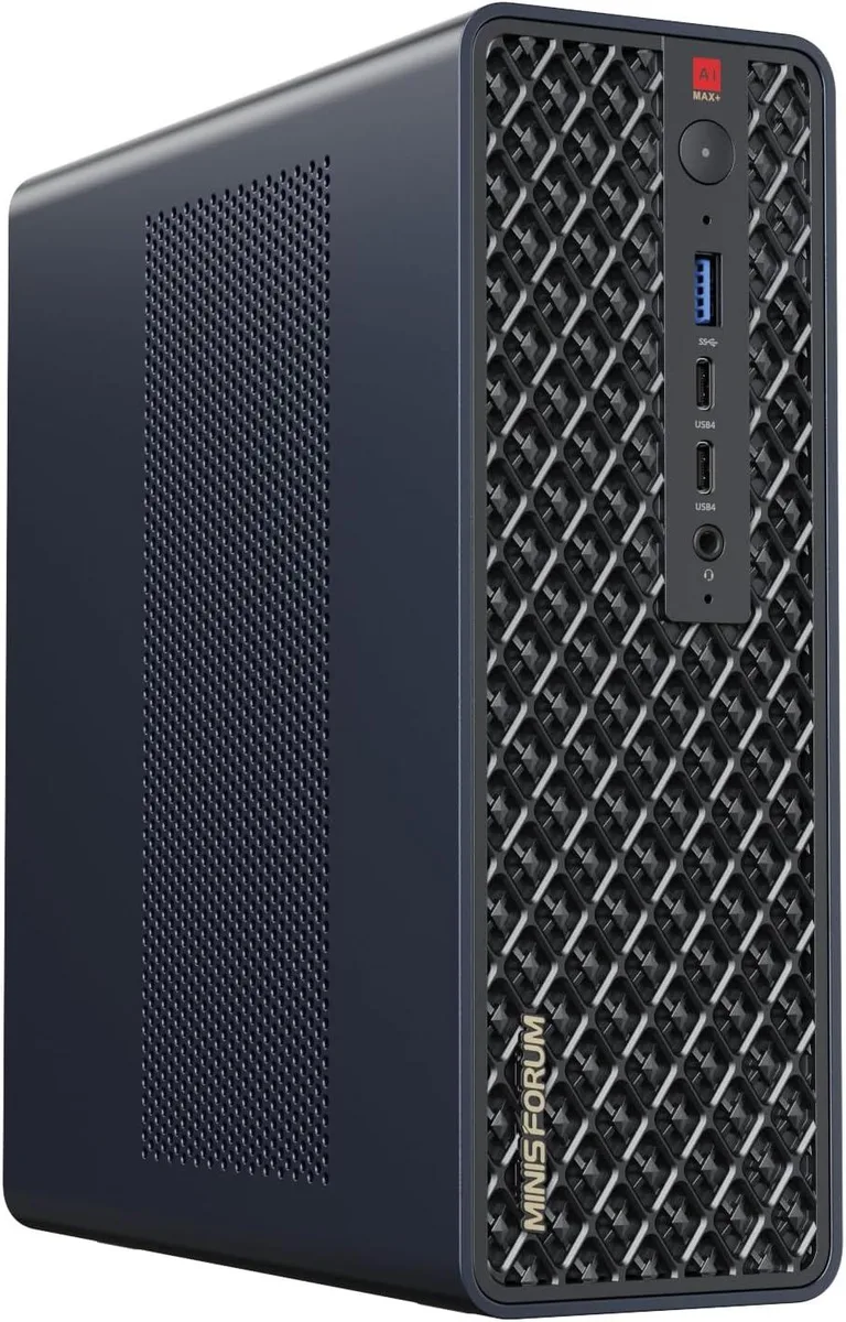 minisforum minisforum MS-S1 Max AMD Ryzen AI Max+ 395 128GB LPDDR5 2TB SSD barebone mini PC — product photo