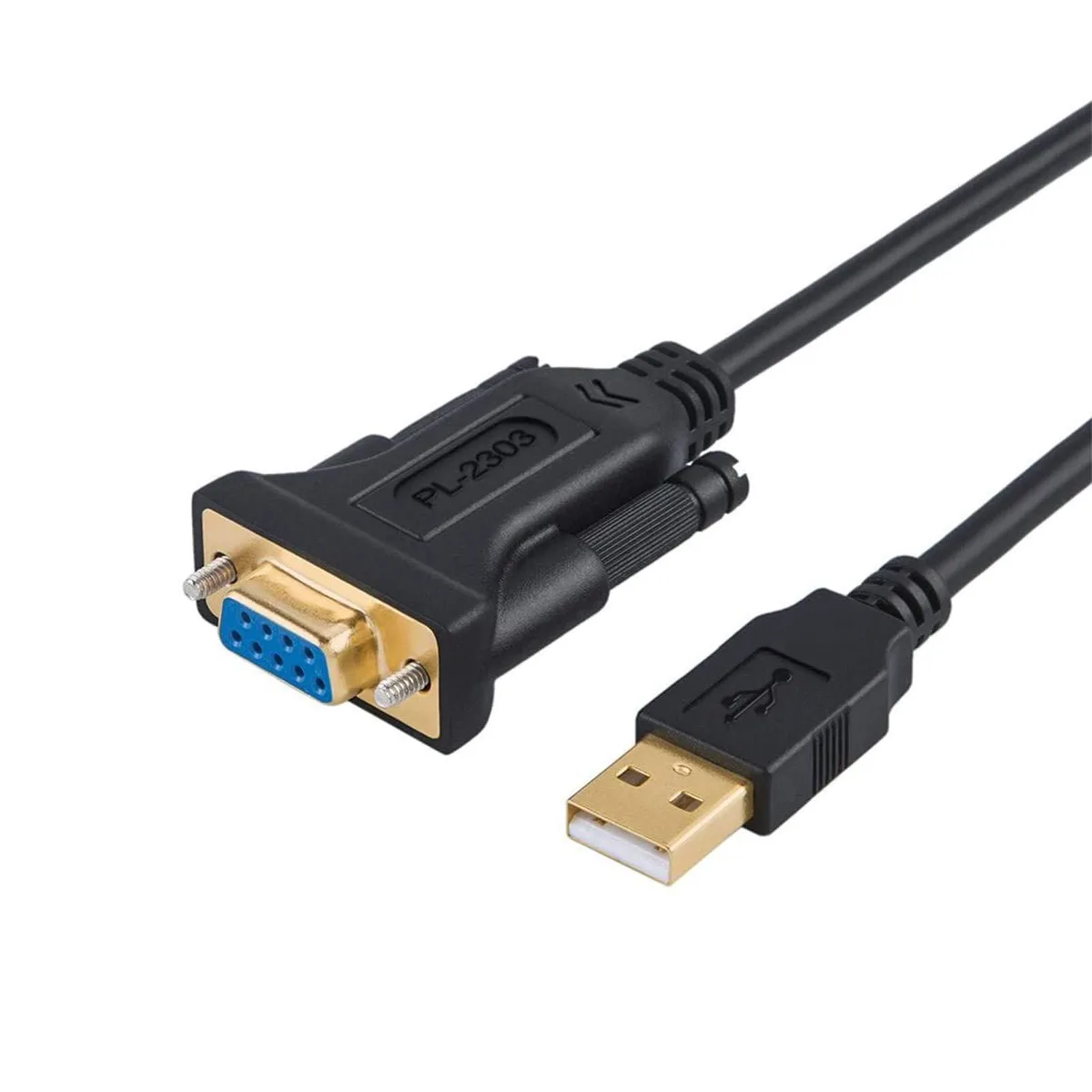 Vszerda Vszerda USB 2.0 to RS232 DB9 Female Serial Adapter Cable 3.3 ft Black — product photo