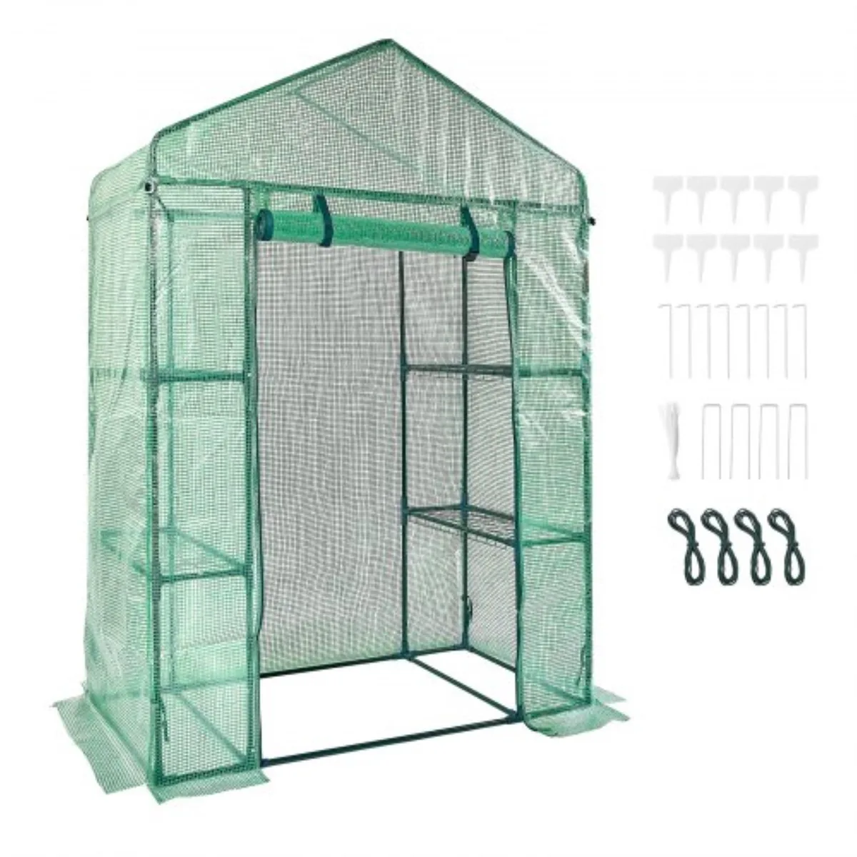 VEVOR VEVOR Walk-in Greenhouse 4.6 x 2.4 x 6.7 ft with Shelves — product photo