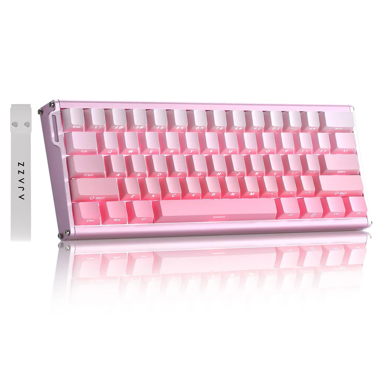 Vszerda Vszerda Alux60 Gaming Keyboard Wired 61-Key Hall Effect Magnetic Switch Aluminum 128K 0.125ms RGB Pink — product photo
