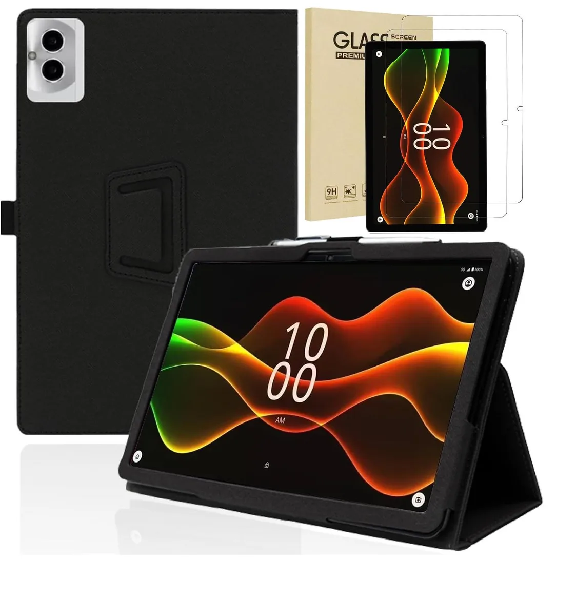 anicestore anicestore Case for Boost Celero 5G Tab 10.95 Inch with 2 Glass Screen Protectors Black — product photo