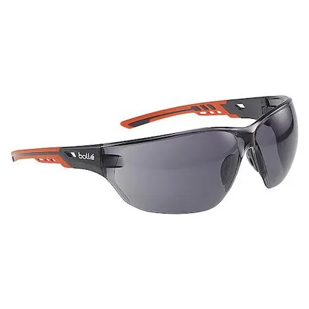 Bolle Safety Bolle Safety NESS+ Safety Glasses Anti-Fog Smoke Lens Gray Orange — product photo