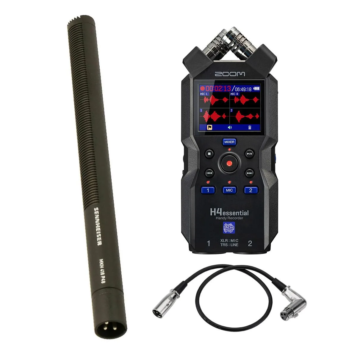 Sennheiser Sennheiser MKH 416 Kit with Zoom H4n Pro Recorder — product photo