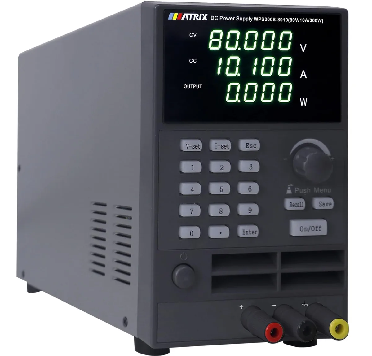 Matrix Matrix WPS300S-80-10 80V 10A 300W programmable DC server power supply — product photo