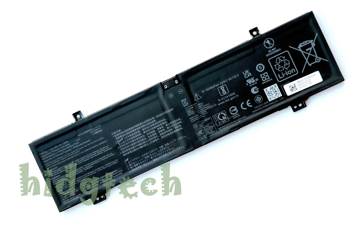 Beisite Beisite C41N2302 73Wh 15.48V laptop battery for Asus ROG Zephyrus G14 2024 GA403 TUF A14 FA401WV — product photo