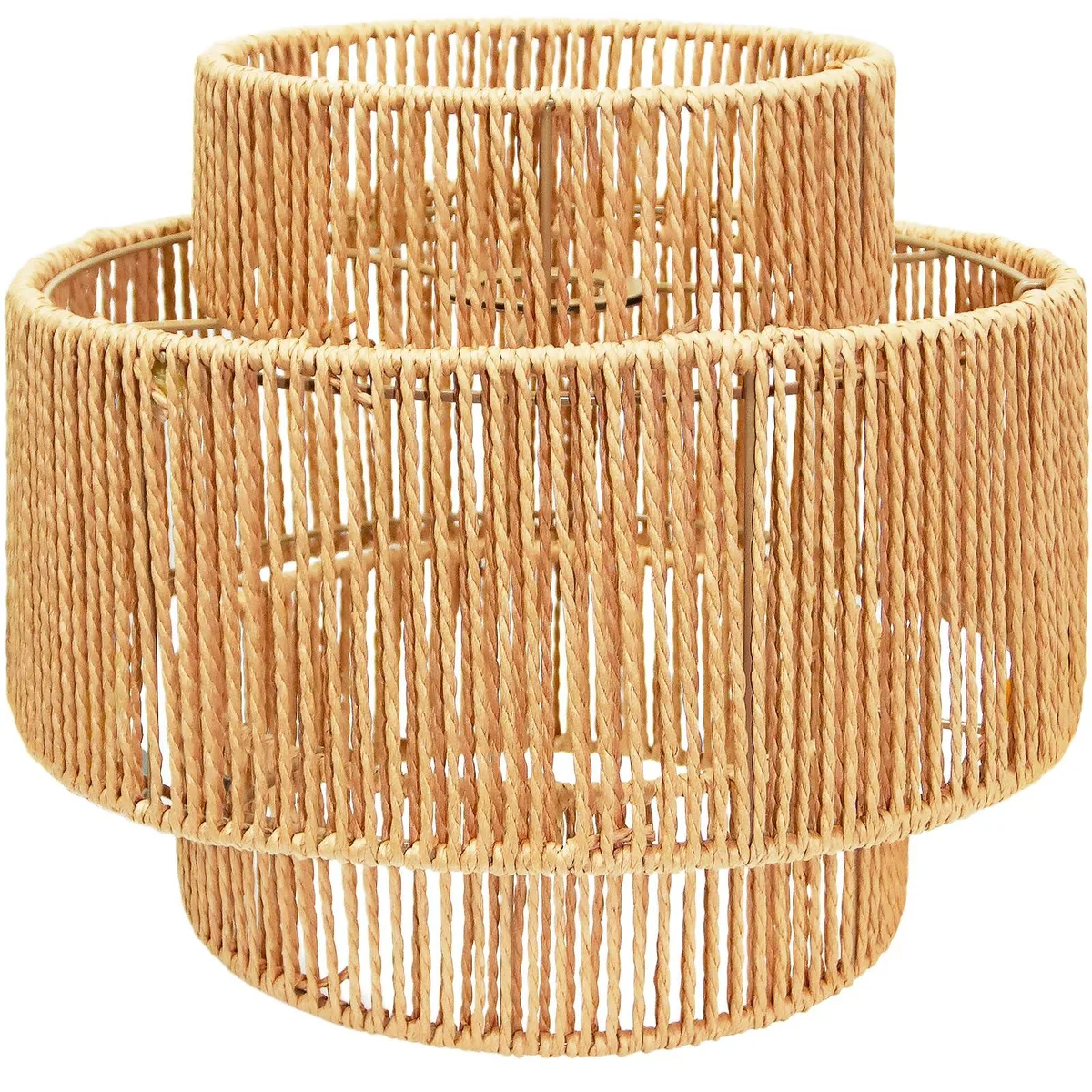  LUCORUSC Boho Hanging Light Lamp Shades 12 in Rattan Shade — product photo