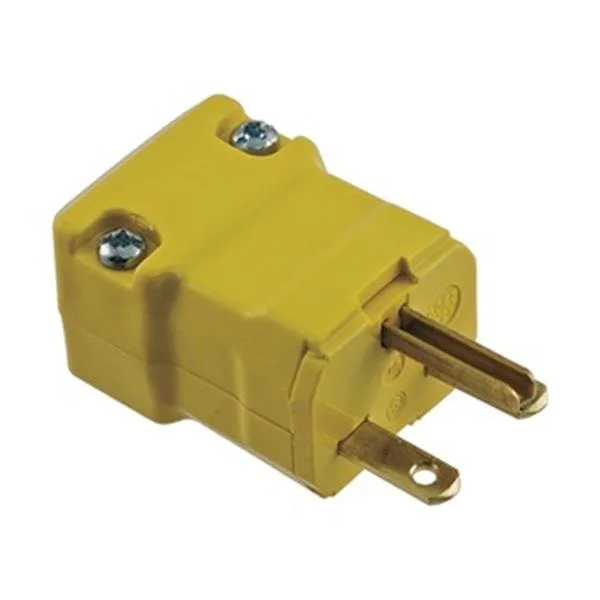 Hubbell Incorporated Hubbell HBL5666VY 3 Wire Commercial Straight Blade Plug 15A 250V — product photo