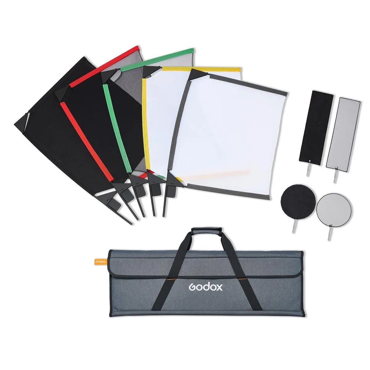 Godox Photo Equipment Co. Ltd Godox Photo Equipment Co. Ltd SF4560 18x24 inch scrim flag kit — product photo
