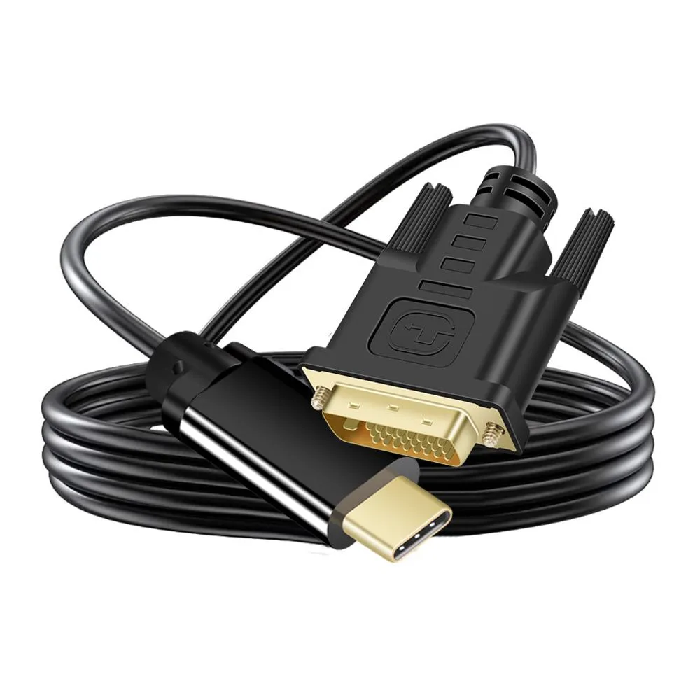 Kirzi Kirzi USB-C to DVI cable 6ft 4K@30Hz 6ft — product photo