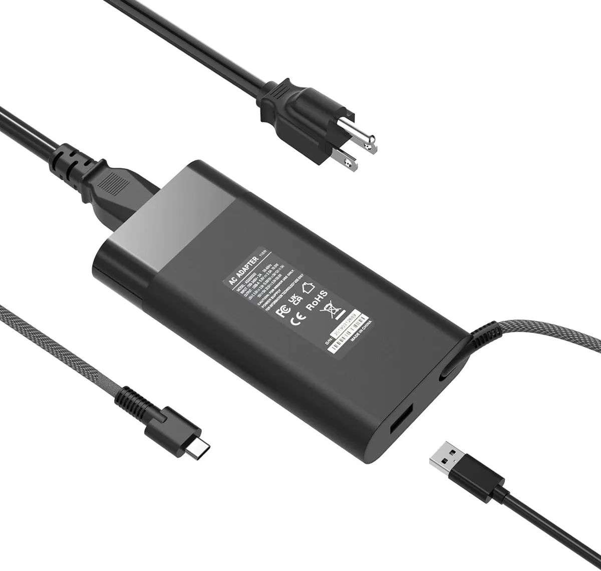 NShi NShi 110W USB-C AC Power Adapter Laptop Replacement Part — product photo