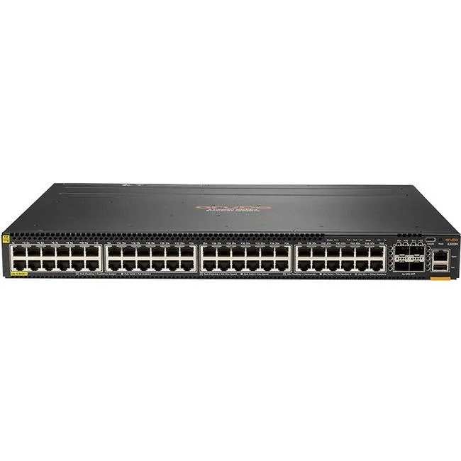 HPE HPE Aruba 6300M JL661A 48-port 1GbE PoE+ 4x SFP56 network switch — product photo