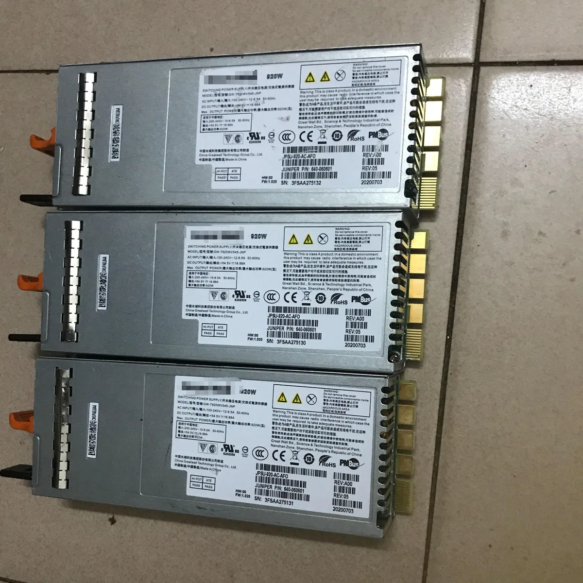 godream godream power supply 920W for Juniper EX3400-48P JPSU-920-AC-AFO — product photo