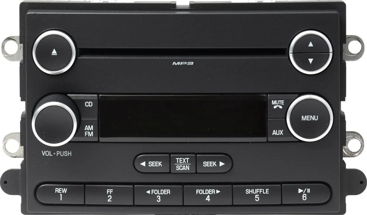 1 Factory Radio 1 Factory Radio 8F9T-18C869-BA receiver AM FM CD MP3 2008-2009 Ford Taurus X — product photo