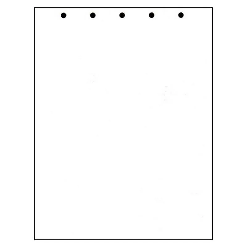 KDM KDM 11" Laser Cut Paper 20# White 5 Hole Punch Top 1/4" Carton 2500 — product photo