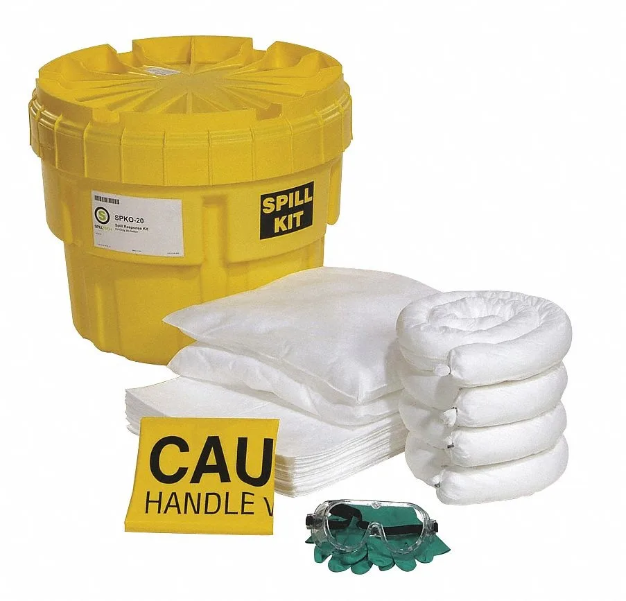 Spilltech Spilltech SPKO-20 Spill Kit 15 gal 20 gal Drum Yellow — product photo