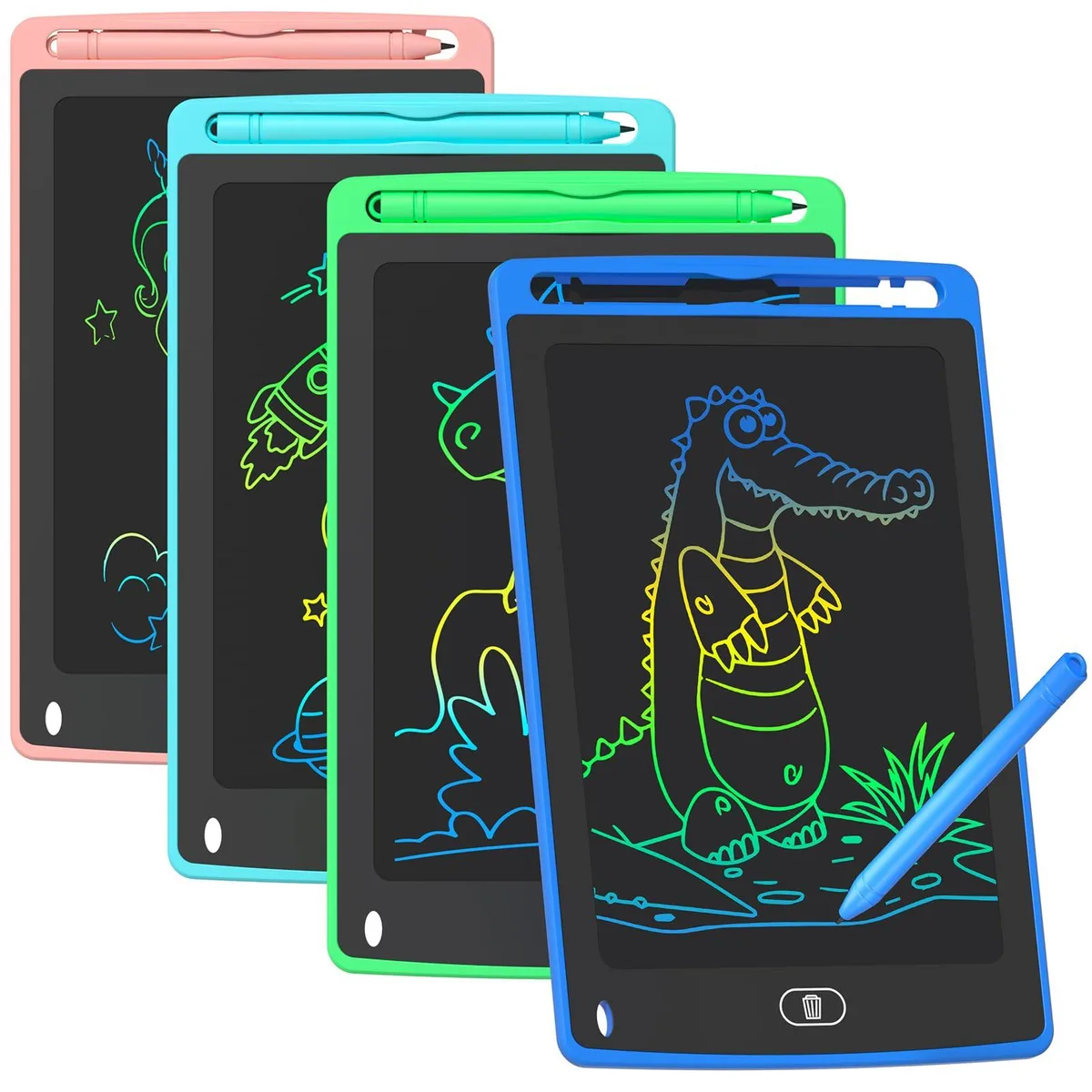TQU 6GEY-1AEE-BGHT 4 Pack LCD Writing Tablet 8.5 Inch — product photo