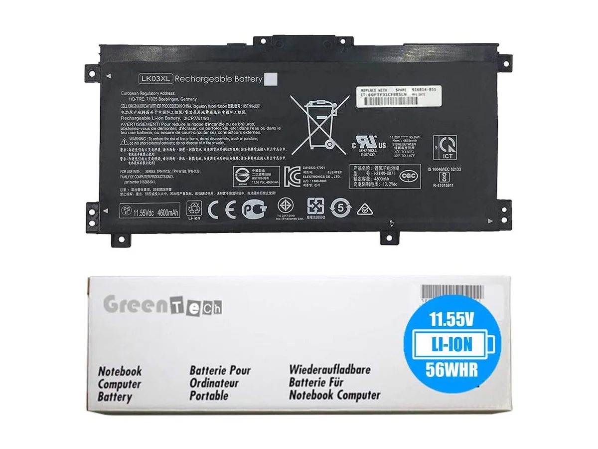 NShi NShi LK03XL 11.55V 56Whr 3-Cell Laptop Battery — product photo
