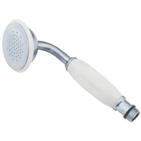 Polished chrome Victorian hand shower head, K106A1