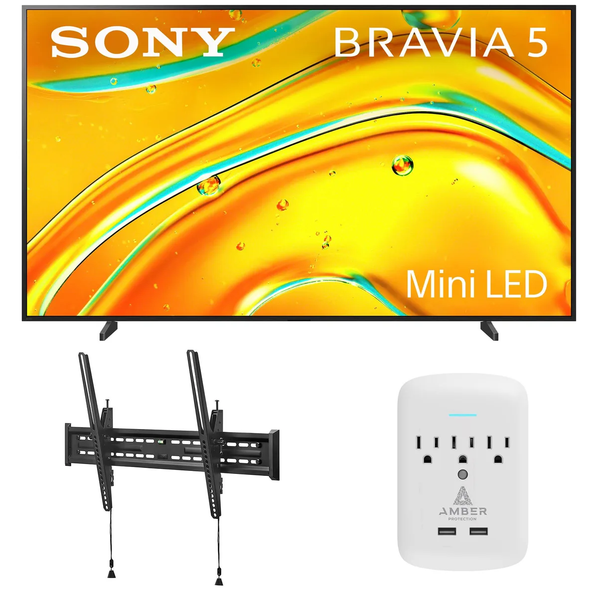 Sony Sony K98XR50 98" Mini LED 4K 120Hz Google TV + Tilt Mount + Surge Protector — product photo