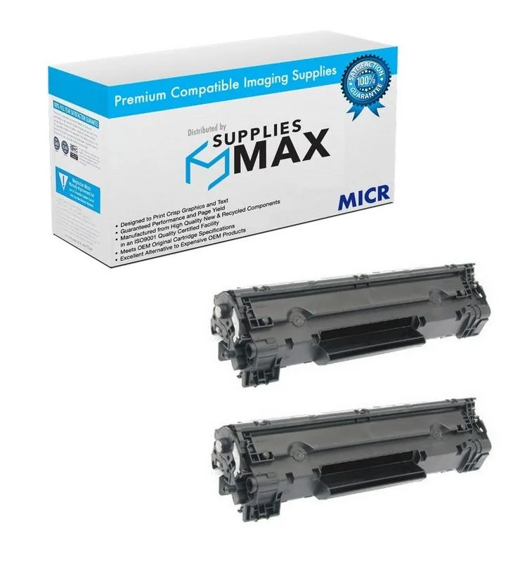 SuppliesMax SuppliesMax HP CE278D-MICR MICR Toner Cartridge 2/PK 2100 Pages — product photo