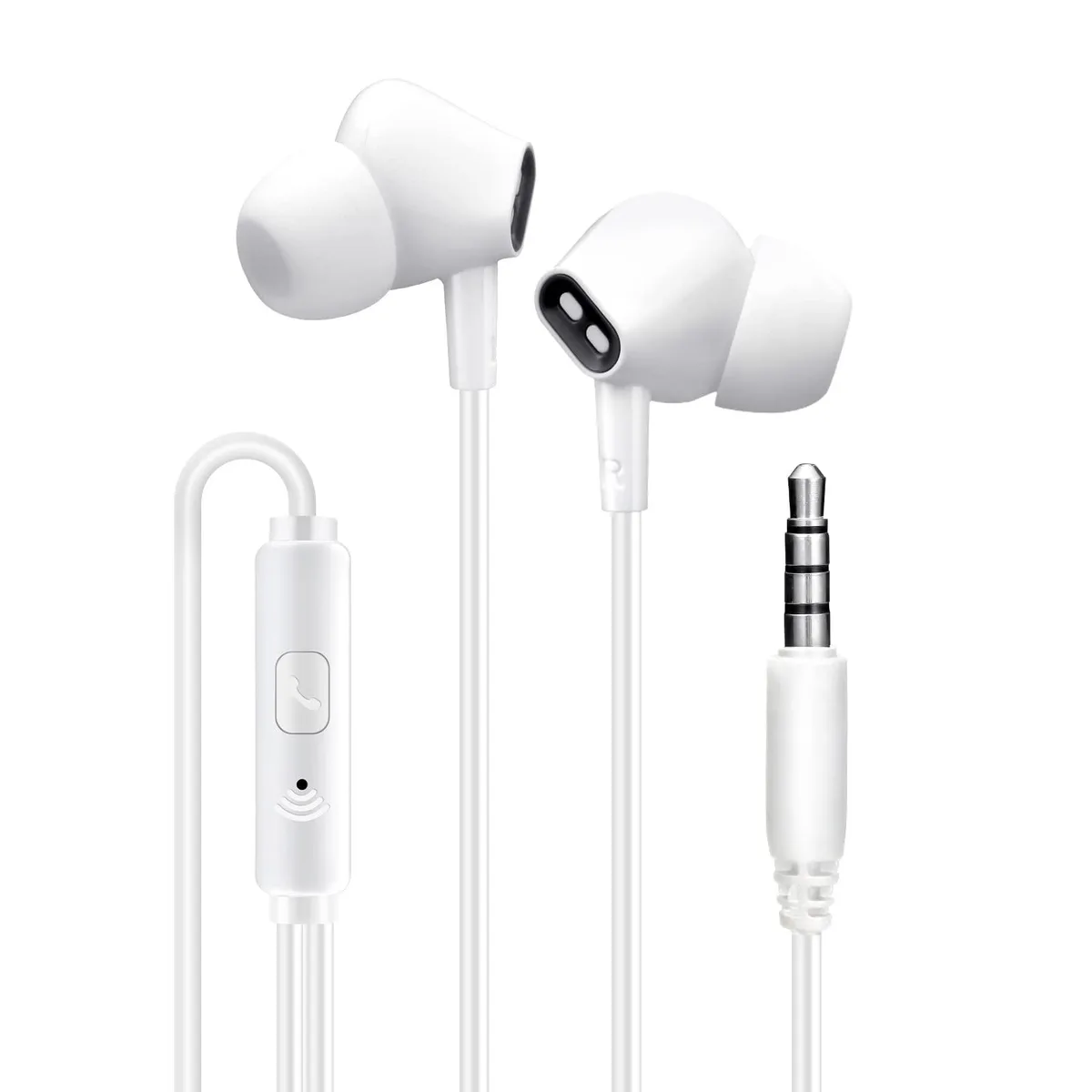 No Sew No Sew AY8 Wired In-Ear Earphones 3.5mm White 13g — product photo