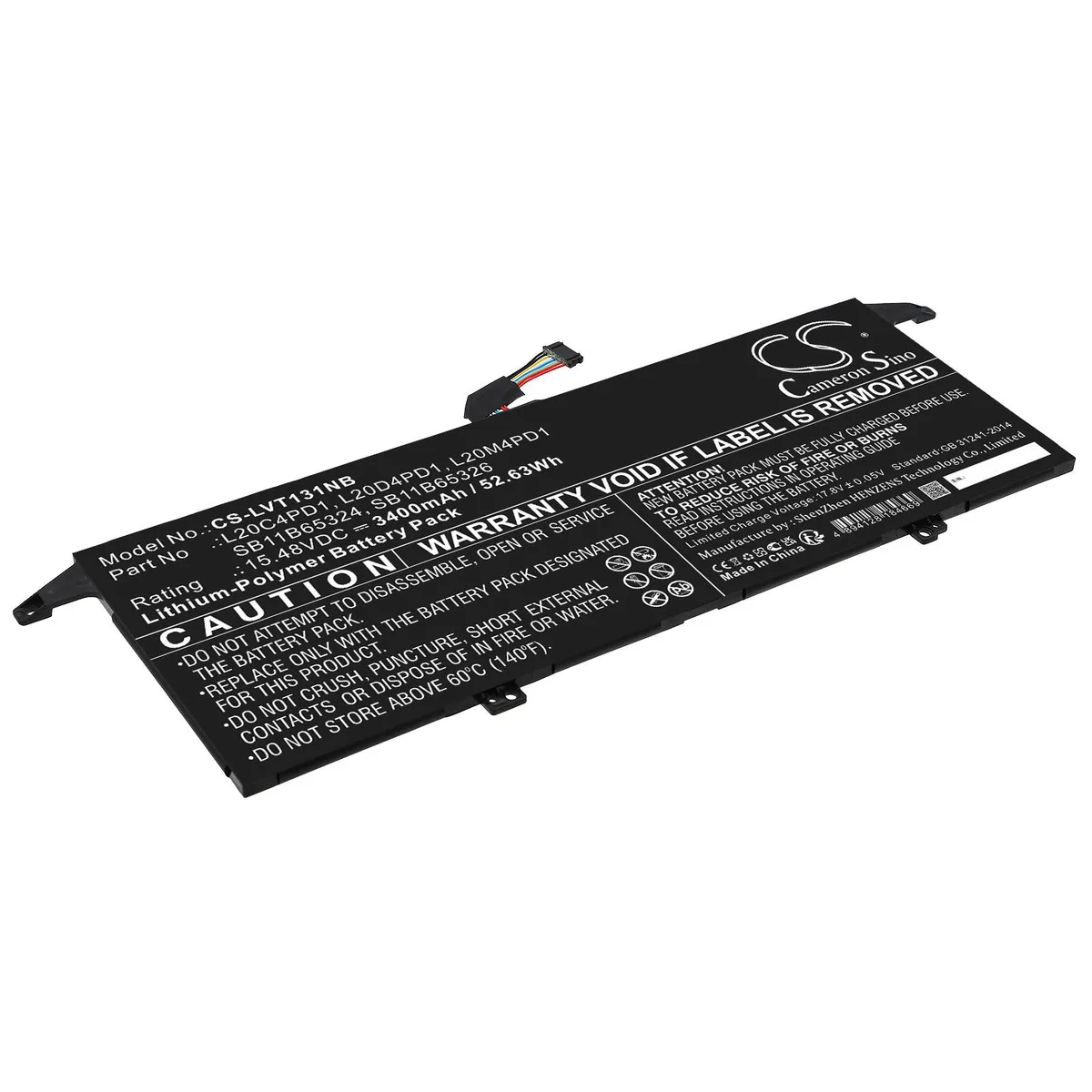 Cameron &amp; Co Cameron &amp; Co DS-CS-LVT131NB laptop battery 3.4 Ah — product photo