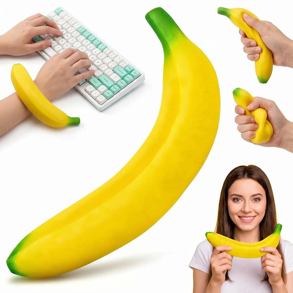  Bannana Squishy Toy 17 inch Giant Banana Squishy 2026 New — product photo