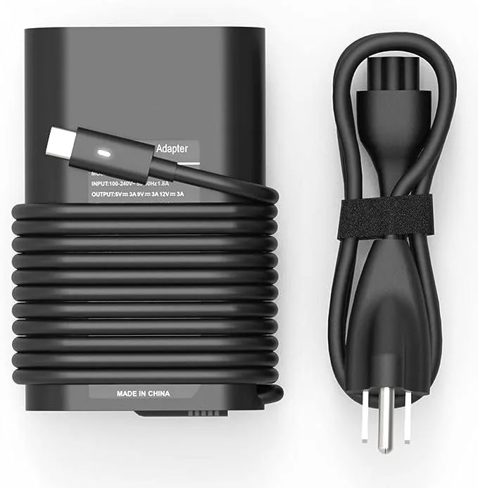 KEXIKELE KEXIKELE 65W USB-C AC Adapter for Dell Latitude/XPS/Chromebook — product photo